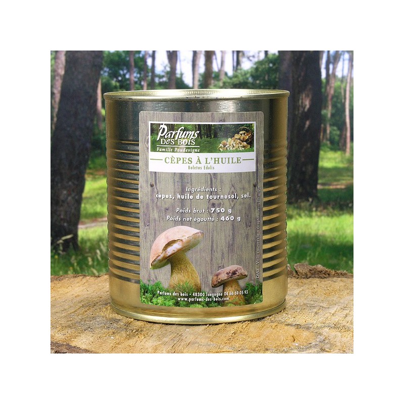 Cèpes à l'Huile en Conserve