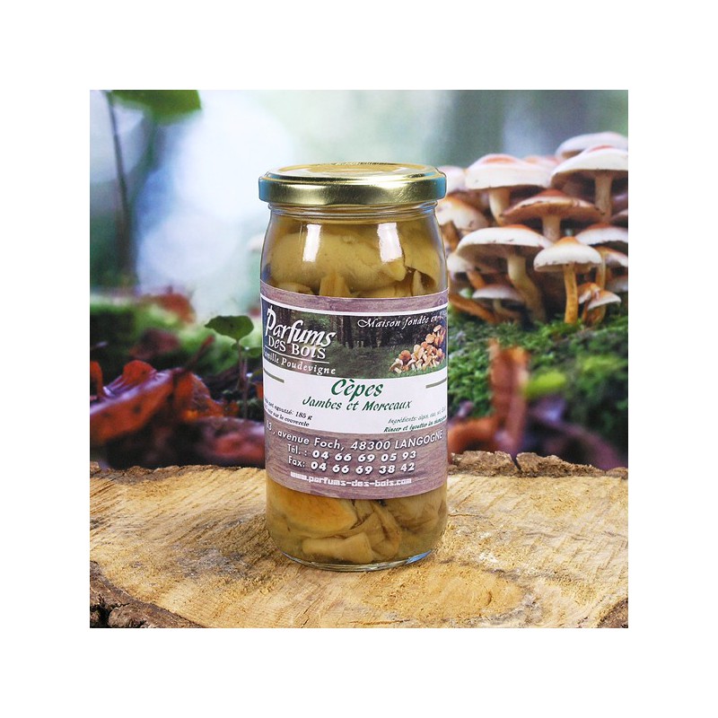 Cèpes Jambes et Morceaux en Conserve
