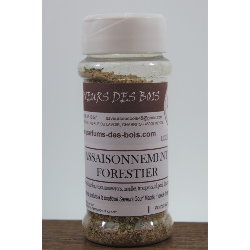 Poudre assaisonnement forestier