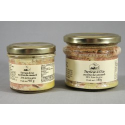 terrine d'oie au foie de canard