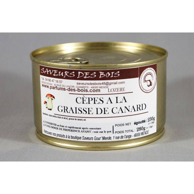 Cèpes à la graisse de canard