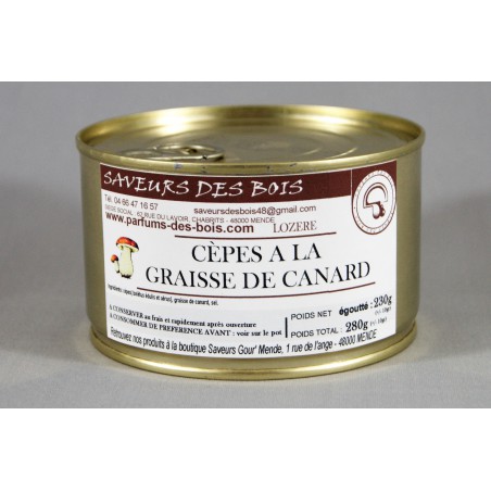 Cèpes à la graisse de canard