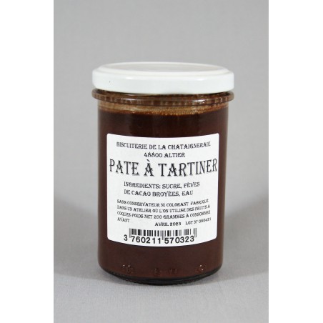 Pate à tartiner cacao chataigne