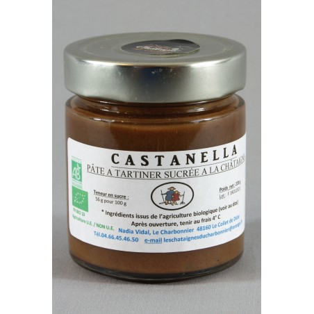 Pâte à tartiner cacao châtaigne