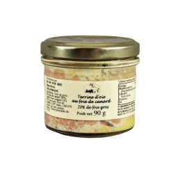 terrine d'oie au foie de canard