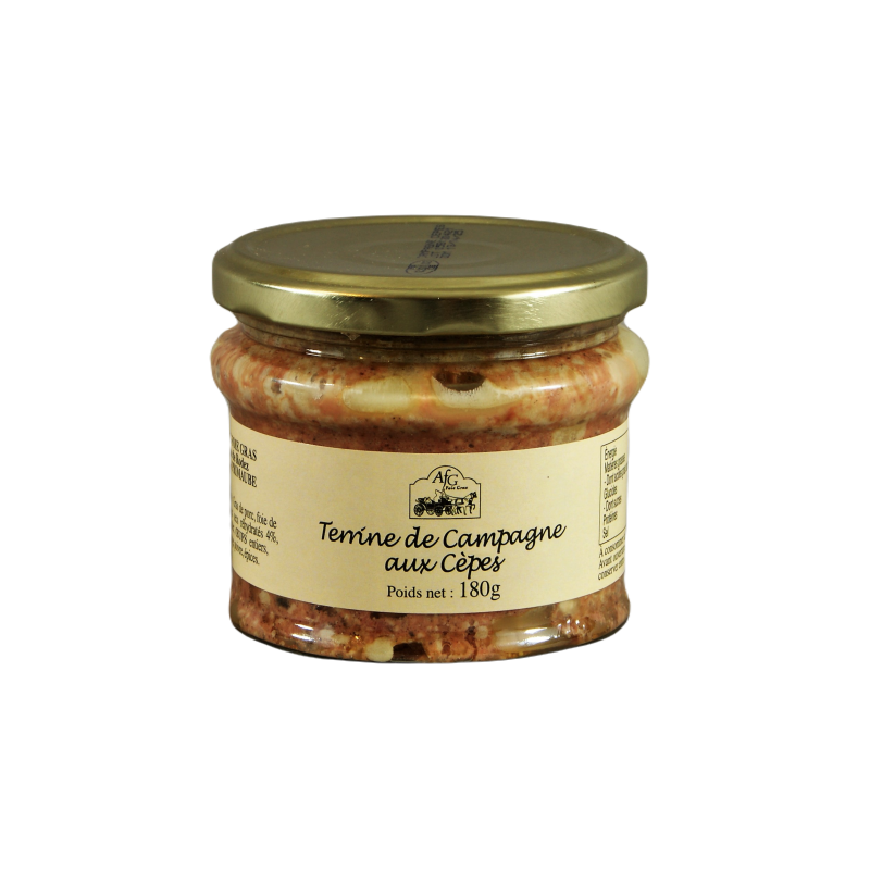 terrine de campagne aux cepes