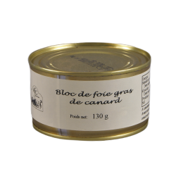 Bloc de foie gras de Canard 130g