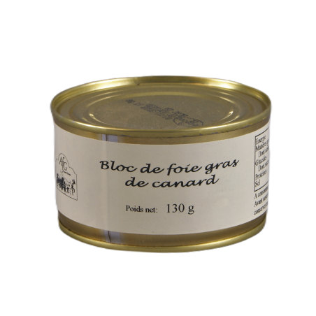 Bloc de foie gras de Canard 130g