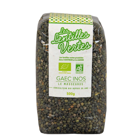 Lentilles Vertes de Lozère BIO