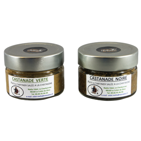 castanade, Pâte à tartiner salée à la châtaigne