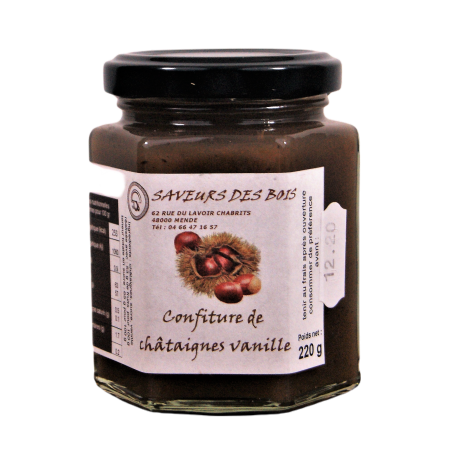 Confiture de châtaignes vanille